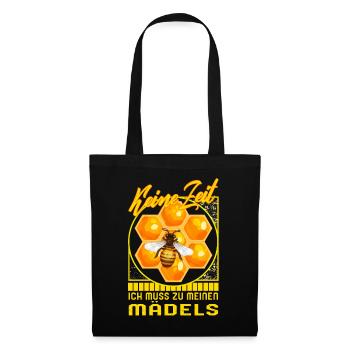 Keine ZeitIch Muss Zu Meinen Madels Chemise, - Sac en tissu - noir - Devant