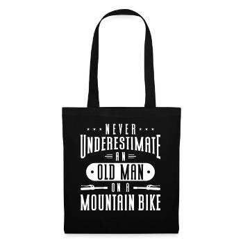 Enduro MTB Mountain Bike Riding - Tote Bag - black - Front