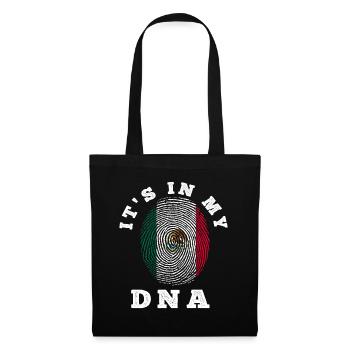 Famille biologique d’origine mexicaine - Sac en tissu - noir - Devant