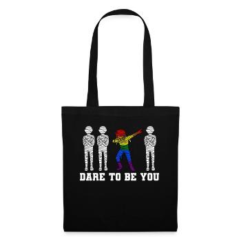 Dabbing Mummy LGBTQ Gay Lesbian Trans Pride - Tote Bag - black - Front