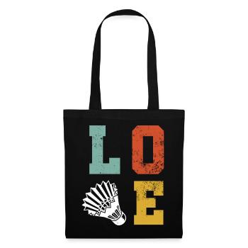 Federball Badminton - Sac en tissu - noir - Devant
