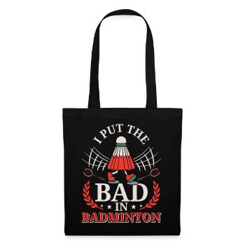 Federball Badminton - Sac en tissu - noir - Devant
