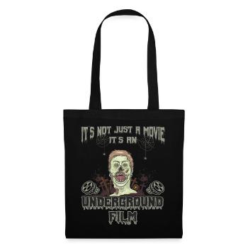 Underground Film, Independent Cinema, Horror - Stoffbeutel - Schwarz - Vorne