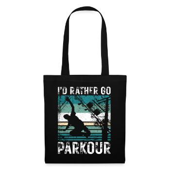 Parkour Free Running Traceur - Tote Bag - black - Front