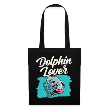 Dolphin Lover Dolphin Dolphins Dolphins - Tote Bag - black - Front