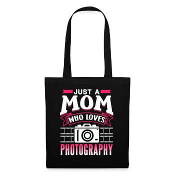 Only one mother Loves photography Mom's camera - Tote Bag - black - Front