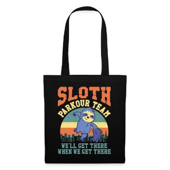 Parkour Free Running Traceur Sloth - Tote Bag - black - Front