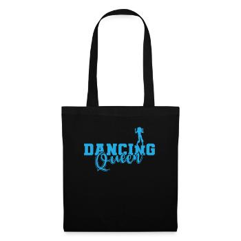 Dancing Queen Feiern tanzen Musik Freunde - Stoffbeutel - Schwarz - Vorne