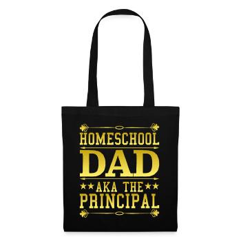 Homeschool Dad Aka The Principal - Tote Bag - black - Front