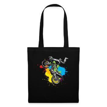 Motocross - Sac en tissu - noir - Devant