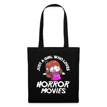 Film Girl Films d’horreur - Sac en tissu - noir - Devant
