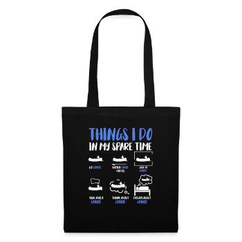 In my spare time sports canoe lovers - Tote Bag - black - Front