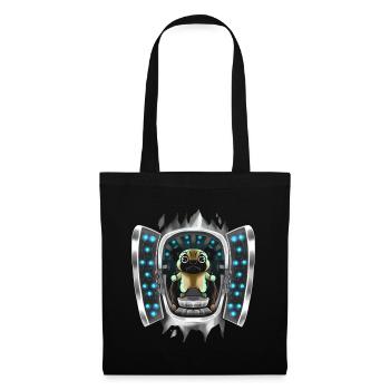 Pug Inside Costume Pug Takes Over Control - Tote Bag - black - Front