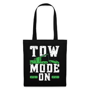 Tow Mode On - Tow Trucker - Stoffbeutel - Schwarz - Vorne