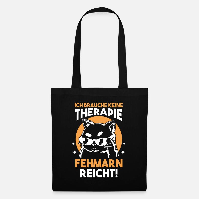 Ostsee Fehmarn - Stoffbeutel - Schwarz