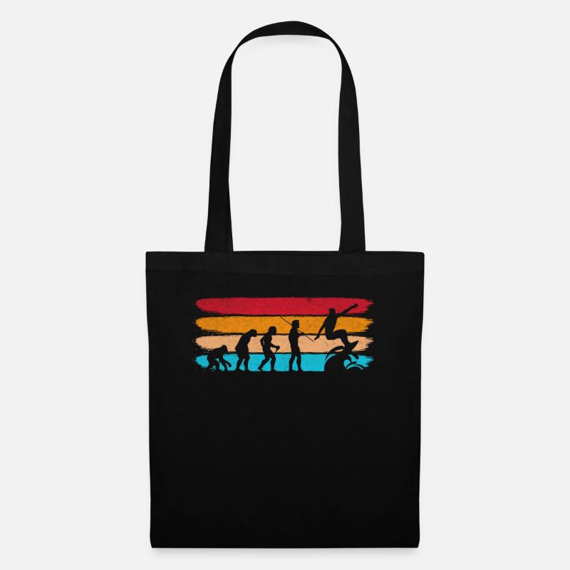 Surf Evolution Surfer Surfer Surfer d’eau - Sac en tissu - noir