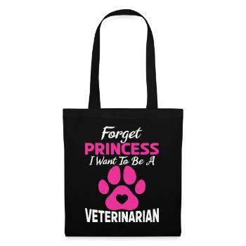Oublie Princesse, je veux l’avenir - Sac en tissu - noir - Devant