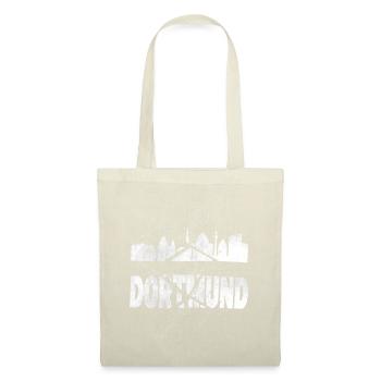Dortmund Allemagne City Skyline Font Grunge - Sac en tissu - nature - Devant