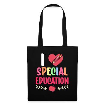 I love special education special education teachers - Tote Bag - black - Front