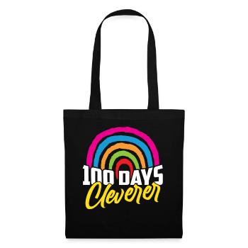 100 Days Clever Funny Sweet Team Dictons - Sac en tissu - noir - Devant