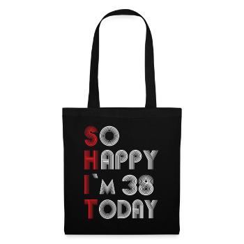 38 birthday - Tote Bag - black - Front