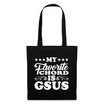 My Favorite Chord Is Gsus 2 - Stoffbeutel - Schwarz - Vorne