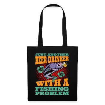Juste un autre buveur de bière avec un problème de pêche 2 - Sac en tissu - noir - Devant