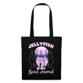 Jellyfish is my soul animal - Tote Bag - black - Front