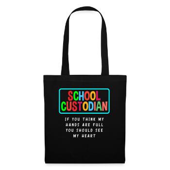 École Concierge Coeur Profession Passion - Sac en tissu - noir - Devant