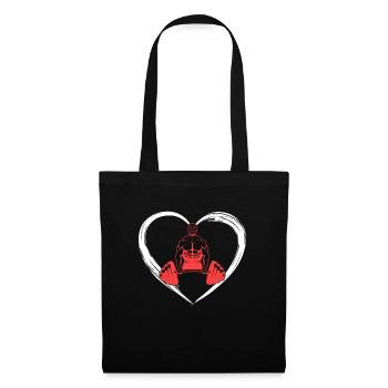 l’amour de la musculation - Sac en tissu - noir - Devant