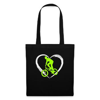 bmx love - Tote Bag - black - Front