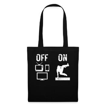 Parkour Free Running Traceur - Sac en tissu - noir - Devant