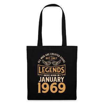 Anniversaire Les légendes ont été gebo en janvier 1969 - Sac en tissu - noir - Devant