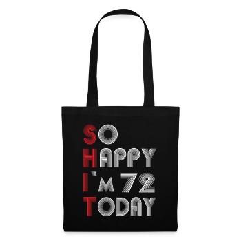72 birthday - Tote Bag - black - Front