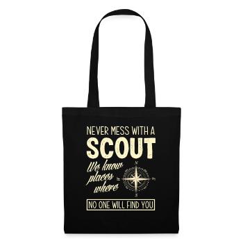 Scouts We know places - Tote Bag - black - Front