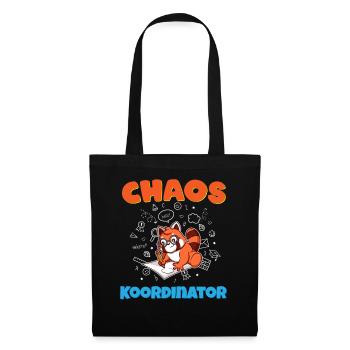 Chaos Koordinator Erzieher Kindergarten Erzieherin - Stoffbeutel - Schwarz - Vorne
