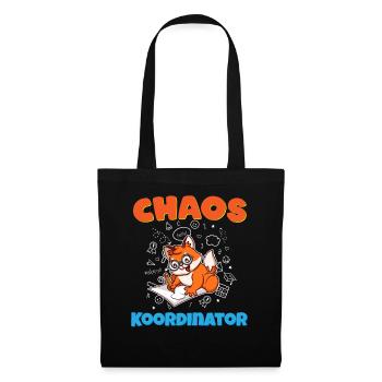 Chaos Koordinator Erzieher Kindergarten Erzieherin - Stoffbeutel - Schwarz - Vorne