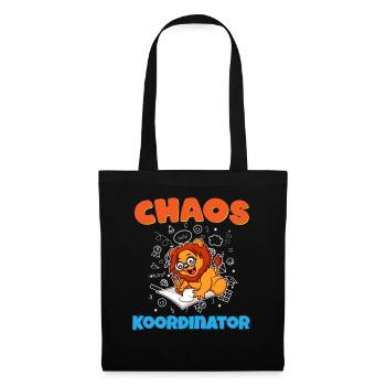Chaos Koordinator Erzieher Kindergarten Erzieherin - Stoffbeutel - Schwarz - Vorne