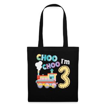Conducteur de train à vapeur Trainspotting - Sac en tissu - noir - Devant