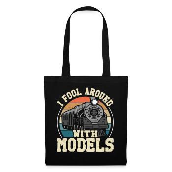 Steam Train Driver Trainspotting - Tote Bag - black - Front