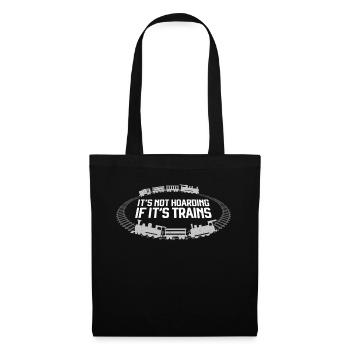 Conducteur de train à vapeur Trainspotting - Sac en tissu - noir - Devant