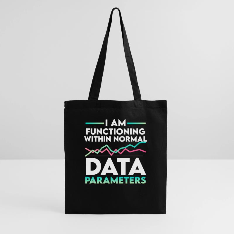 Paramètres US Flag Computer Data Scientist Sac en tissu