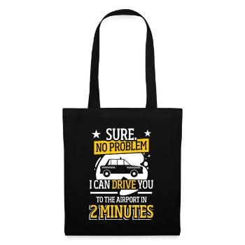 Driving Taxi Driving Transport Vehicle - Tote Bag - black - Front