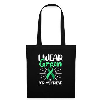 Green Mental Health Awareness - Tote Bag - black - Front