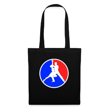 Logo de danse - Sac en tissu - noir - Devant