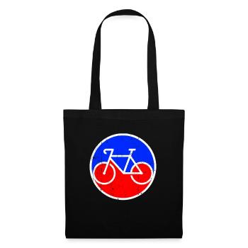 Logo du vélo - Sac en tissu - noir - Devant