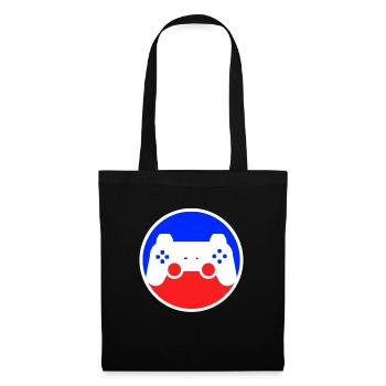 Logo de jeu - Sac en tissu - noir - Devant
