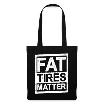 Fat Tires Matter 5 - Stoffbeutel - Schwarz - Vorne