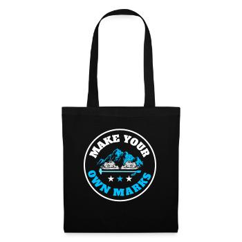 Snowshoe Winter Hiking Lovers Snowshoe Wa - Tote Bag - black - Front