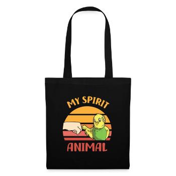 Budgerigar - Tote Bag - black - Front